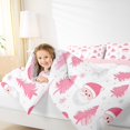 thumbnail image 4 of Homewish Teens Kids Children Christmas Santa Claus Full Size Comforter Sets 3-Piece,Happy Xmas Bedding Comforter Set,Happy New Year Lightweight Bedding Sets,Ultra Soft Home Decor,Reversible, 4 of 8