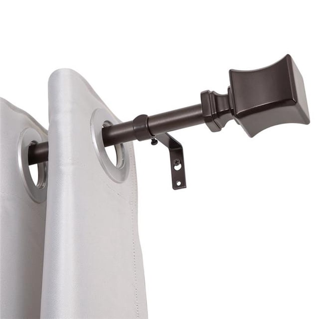 Tringle à Rideau 0.75 Po pour Fenêtres 48-86 Po, Bronze Huilé