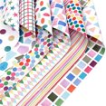 thumbnail image 4 of dajkiuy Christmas Birthday Wrapping Paper, Colorful Foil Birthday Design Gift Wrapping Paper for Christmas, Birthday, Valentine's Day, Wedding Party Gift Decor, 27.6 x 20 Inch, 4 of 5