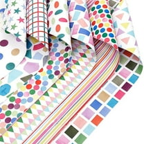 JLFNYA Christmas Wrapping Paper, 28" x 20" Wrapping Paper Christmas, Double-Sided Watercolor Series Wrapping Paper, Holiday Wrapping Paper, Birthday Wrapping Paper, Christmas Gift, 1 Sheet