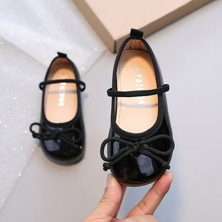 

Girls‘ Shallow Patent Shoes Small Shoes Spring and Autumn New Korean Style Bow Candy Color Children‘s Soft Sole Shoes