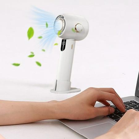 

New High-speed Turbine Handheld Fan USB Mini Portable Rechargeable Student Desktop Small Electric Fan