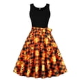 thumbnail image 1 of Robe de Soirée Sans Manches pour Femmes Halloween Robe de Bal Longue Formelle, 1 of 5