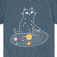 thumbnail image 3 of Instant Message - Cat Solar System - Toddler & Youth Short Sleeve Graphic T-Shirt, 3 of 6