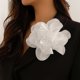 thumbnail image 5 of Popular Fabric Flower Brooch Accessory Delicate Fabric Flower Brooch Pin Delicate Collar Pin for Travel and Leisure Wine Red 2, 5 of 5