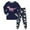 A125-Navy, variant on Hessimy Toddler Boys Girls Spring Summer Cute Pattern 2Pcs Long Sleeve Breathable Soft Sleepwear Pajamas, Summer Thermal Wear,12M-5Y(Green,3-4 Years)