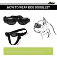 thumbnail image 2 of Dog Sunglasses And Helmet For Small Breed, Uv Protection Small Dog Goggles, Wind Proof Dog Motorcycle Helmet With Earhole, 2 of 5