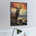 thumbnail image 4 of Sheronv Deer Sunset Beach Wooden Jigsaw Puzzle Vertical Style Eco-Friendly Wood Gift for Family Friends 500PCS, 4 of 8