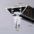 thumbnail image 4 of No drilling Ceiling Curtain Track No Drill Curtain Rod Self Adhesive Curtain Track Room Divider Ceiling Shower Curtain Tracks for Privacy(White,2.4m(7.9ft)), 4 of 7