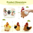 thumbnail image 7 of MaoGoLan 6 Pcs Chicken Stuffed Animals Set 6'' Cute Stuffed Chicken Plush Toy Bulk, 7 of 7