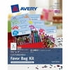 Avery Custom Bag Kit with Toppers, 4-Up, 20ct