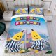 thumbnail image 4 of Plátanos en Pijamas Conjunto de sábanas temático, trío de piezas, cómodo y amigable con la piel, diseño único, regalo de decoración para el hogar para familiares, amigos y fans,173cm *218cm, 4 of 6