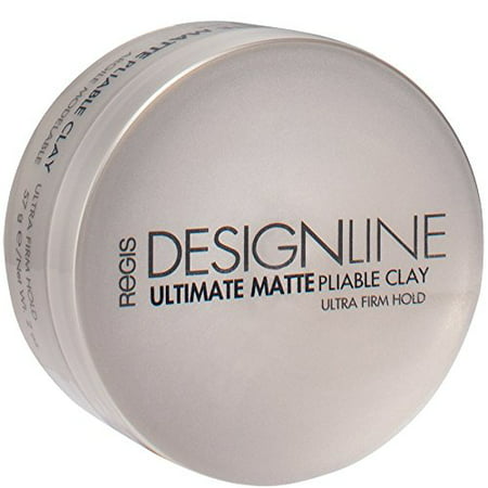 Ultimate Matte Pliable Clay, 2 oz - DESIGNLINE - Provides Serious Texture, Movement, and Definition with a Flexible Hold for All Hair