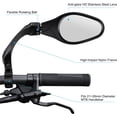 thumbnail image 2 of High-definition Mountain Road Bicycle Rearview Mirror Handle Horizontal Long Telescopic 360-degree Rotating Bicycle Plane Mirror (one on each side, black), 2 of 7