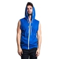 thumbnail image 6 of G-Style USA Men's Lightweight Athletic Casual Sleeveless Eyelet Drawstring Zipper Hoodie SL888 - Royal Blue- 3X-Large, 6 of 7