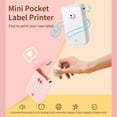 thumbnail image 4 of D30S Portable Thermal Label Maker with Bluetooth - 1000mAh Rechargeable Battery, 203DPI Resolution, Supports 6-15mm Labels, for Home Storage, Office, Journaling & Makeup; Includes 1 Roll DCRP1222-260, 4 of 7