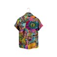 thumbnail image 3 of Camisas De CompresióN Para Hombre Camiseta de manga corta con botón de impresión 3D digital de playa de ocio de moda de día de la independencia de verano para hombre (U, 3XL), 3 of 5
