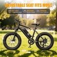 thumbnail image 4 of Actbest 20"x4.0" Electric Fat Tire Bike for Adults, 500W Motor 20 MPH, 48V 10.4Ah Battery, 7 Speed, E-Mountain Bike for Man Teen, 4 of 5