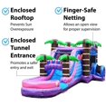 thumbnail image 3 of TentandTable Mega Inflatable Water Slide Bounce House Combo with Blower, Tropical Purple Marble, 3 of 8