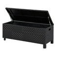 thumbnail image 2 of Patioflare Padded Wicker Deck Box-Bench Combo, 60 gallons capacity, 2 of 6