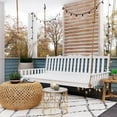 thumbnail image 3 of Keystone Amish Co. Twin York Porch Swing Bed, White Paint, 3 of 4