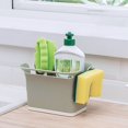 thumbnail image 5 of Drainage Kitchen Storage Rack, Metal Draining Shelf Organizer, 2-Tier Design, For Kitchen Countertops, Food Prep Organization, Stainless Steel Construction, Dishwasher Safe, Compact Storage, 5 of 5