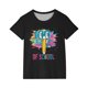 thumbnail image 2 of Fiudx Camiseta para Niños, Suave Mezcla de Poliéster, Cuello Redondo Comodo, Manga Corta, Informal, para Uso Diario, para Niños y Niñas, Talla 3-14 Años, Lavado a Mano., 2 of 7