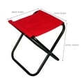 thumbnail image 2 of FUTUREORYY Lightweight Collapsible Stools Red Cloth Foldable 1Set, 2 of 7