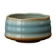 thumbnail image 1 of Tazón de té de cerámica, artesanía, de 500 ml Ceremonía de té Chawan tazón de té de tazón para mezclar para amigos de la familia regalo Ondulación del agua azul, 1 of 8