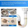 thumbnail image 3 of Japanese Drain Foam Cleaner, Powerful Sink and Drain Cleaner Foam, Liquid Hair Drain Clog Remover, Pipe Foam Cleaner for Kitchen Drain, Sinks, Tubs, 3 of 7