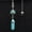 Black Zinc Plated, variant on Natural Stone Pendant Pendulum for Dowsing Divination Hexagonal Prism Healing Crystal Merkaba Energy Shuttle Spiritual Pendulo