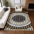thumbnail image 5 of Addison Rugs Chantille Indoor/Outdoor Transitional Geometric Black Machine Washable Rectangle Rug, 10' x 14', 5 of 7