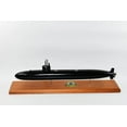 thumbnail image 2 of USS Louisville SSN-724 FLT II Submarine Model, Navy, Mahogany, 20 inch, LA Class, 2 of 5