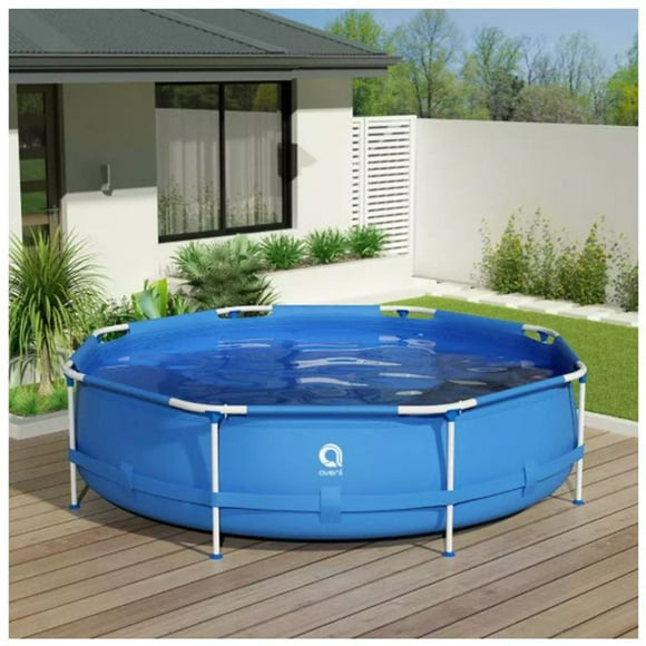 Avenli Deep Metal Frame Above Ground Swimming Pool 11.9ft x 2.5ft