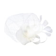 thumbnail image 2 of Pxiakgy Hot Sale!! Fascinators Hats for Women Tea Party Church Hat, Kentucky Derby Hat, Wedding Mesh Feather Headband & Hair Clip Flower Feather Mesh Tea Hairband for Women Beige One Size, 2 of 9