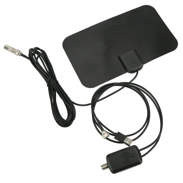 TV Antenna Indoor, TV Antenna Easy Assembly Simple Design Plug And Play Maximum 980 Miles For Home For Office For Indoor