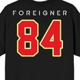 thumbnail image 4 of Foreigner Provocateur Album Art Crew Neck Short Sleeve Men's Black T-shirt-XS, 4 of 5