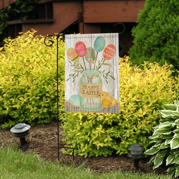 Briarwood Lane Spring Garden Flag 12x18 For Outdoor Spring Egg Bouquet Easter For Easter Garden Flag Flags For Outside