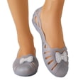 thumbnail image 4 of Ticikt Women's Jelly Sandals Ballet Shoes On Flats Hollow Out Loafers, 4 of 9