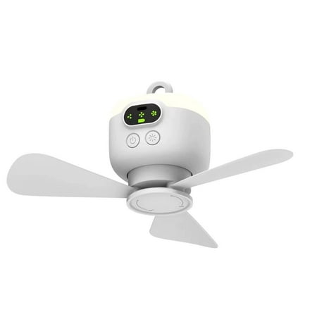 Camping Fan 8000mAh Battery Operated, USB Portable Tent Fan Rechargeable with Remote F Fan, Detachable Hook Hanging