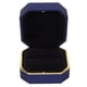 thumbnail image 1 of Caja de anillo con luz LED, caja de regalo para exhibición de joyas, caja de almacenamiento de joyas para compromiso, boda, color azul, 1 of 14