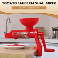 thumbnail image 4 of Tomato Sauce Juicer Plastic Hand Manual for Tomatos Juice Multifunctional Kitchen Accessories Gadgets Fruits Tools, 4 of 9