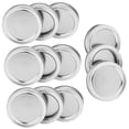 thumbnail image 1 of Couvercles de Mise en Conserve, 12 Pcs Couvercle de Pot Rond de 70 mm à Ouverture Régulière de Type Séparé Couvercles de Pot de Mise en Conserve Couvercles de Pot Boule Couvercle d'Étanchéité de Contenant pour la Mise en Conserve de Miel, 1 of 7