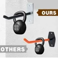 thumbnail image 3 of 4 Pack Heavy Duty Steel Garage Wall Mount Tire Wheel Storage Rack - Hooks for..., 3 of 5