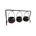 thumbnail image 3 of GUOOL Halloween Bucket Ornament Candy Photo Props Abstract Decorative Tableware Bucket Black Red Flame, 3 of 9