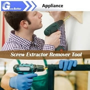 Goobetter Professional Screw Extractor Kit 6Pcs | High Speed Steel Bolt & Screw Remover | Damaged Screw Drill Bit Set for Broken Bolts