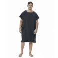 thumbnail image 3 of Adult Quick-drying Beach Towel Cape With Hood Microfiber Swimming Beach Towel Bathrobe--purple-(niubi), 3 of 3