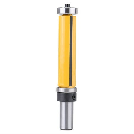 

Straight Woodworking Router Bit Edge Finishing Tool 2-1/2 L x 3/4 Dia x 1/2 Shank w Bearings