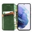 thumbnail image 5 of SaniMore Wallet Case for Samsung Galaxy S23 6.1", Vintage PU Leather Case Card Slots Cash Pocket Stand Feature Magnetic Closure Anti-drop Shockproof Full Body Protective Case For Galaxy S23, Green, 5 of 11