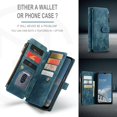 thumbnail image 5 of Jiahe Cover Design for Samsung Galaxy A13 5G Wallet Case with PU Leather Card Holder Slots Kickstand Magnetic Flip Folio Cases Zipper Pocket Shockproof Protective Cover for Samsung Galaxy A13 5G, Blue, 5 of 9